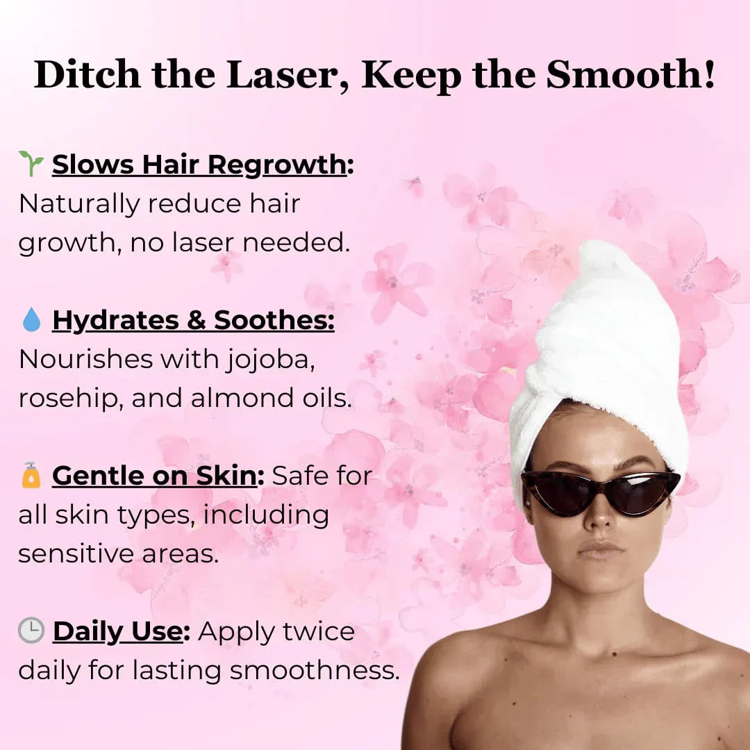 šæ Natural Hair Removal Oil for Smooth, Radiant Skin ā Gentle & Effective