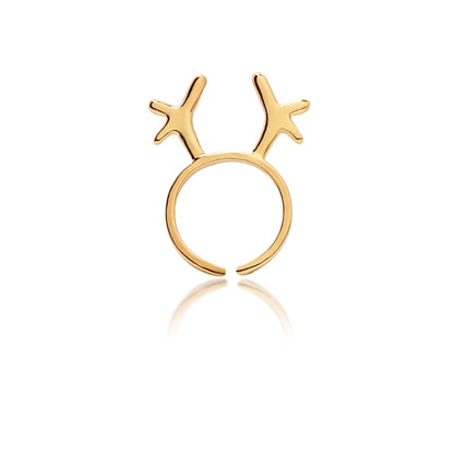 Cute Santa Claus Christmas tree multi style cartoon rings