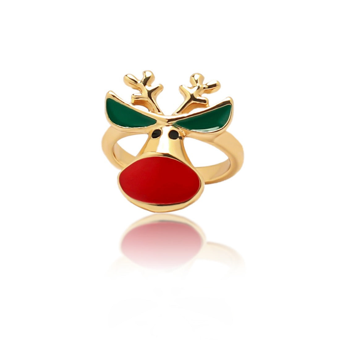 Cute Santa Claus Christmas tree multi style cartoon rings